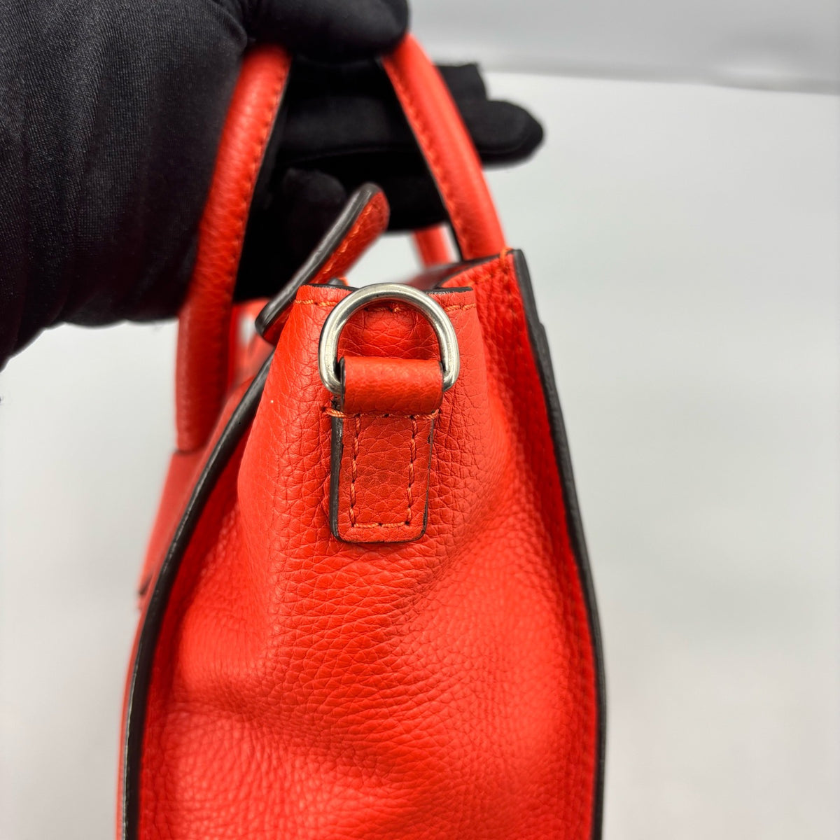Celine - Luggage Nano - Leather - Orange - (mini)