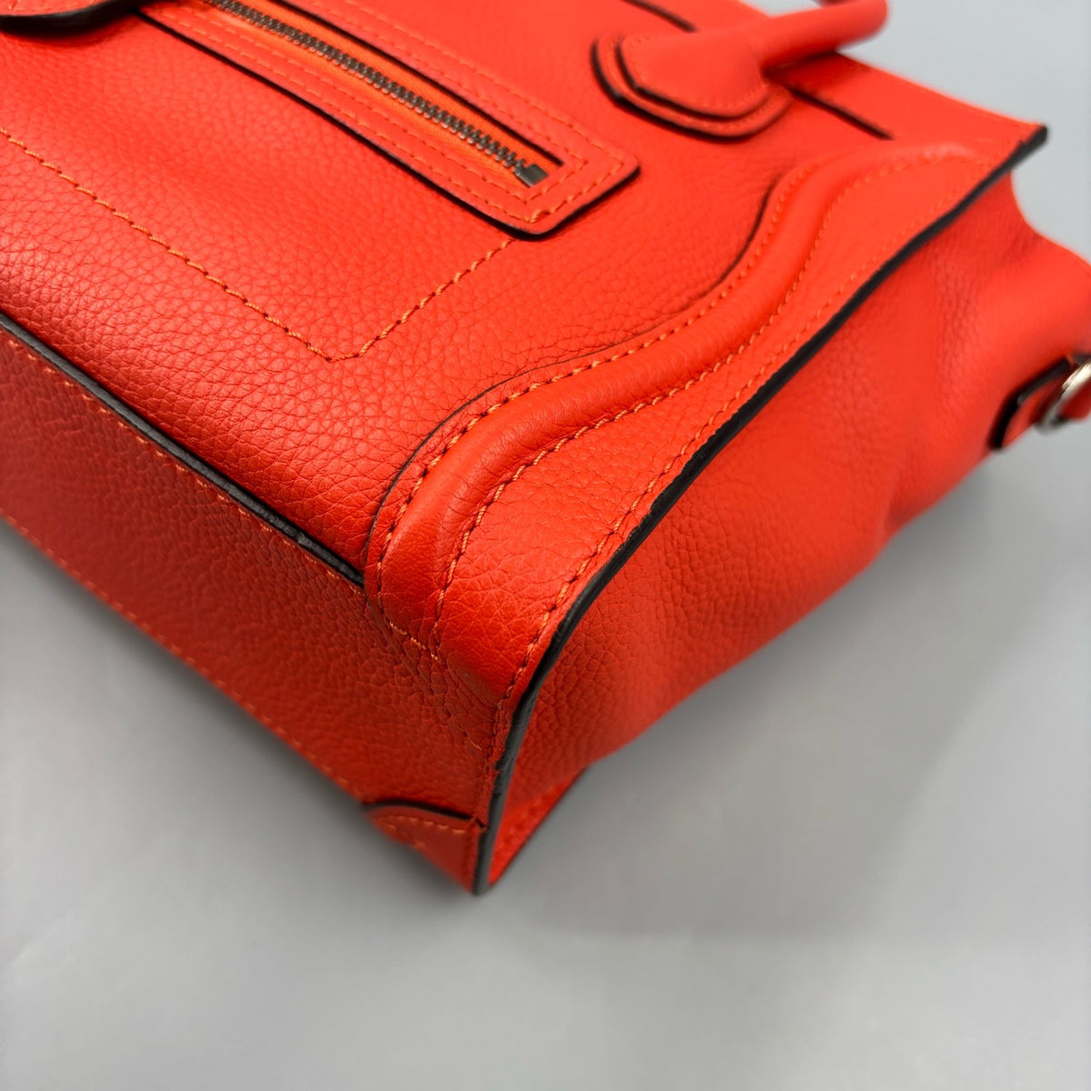 Celine - Luggage Nano - Leather - Orange - (mini)