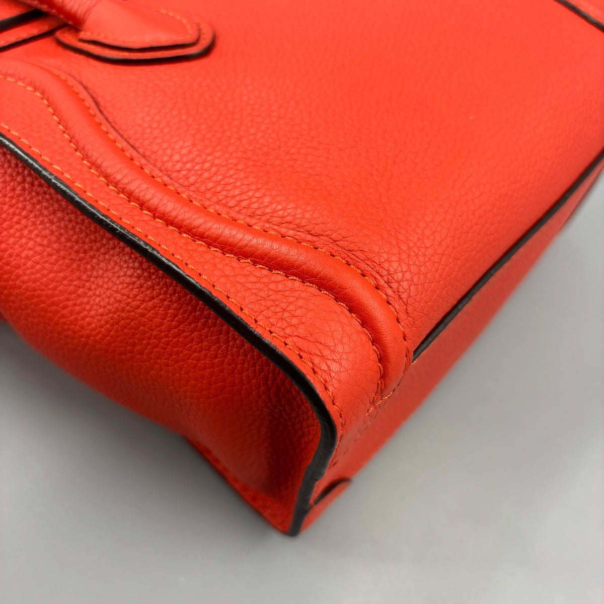 Celine - Luggage Nano - Leather - Orange - (mini)