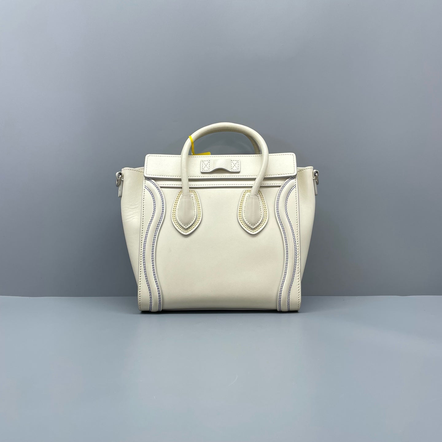 Celine - Luggage Nano - Leather - White - (mini)