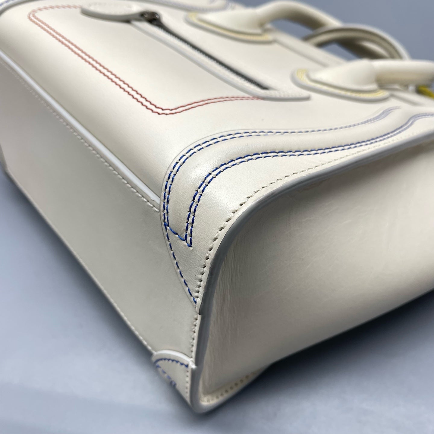 Celine - Luggage Nano - Leather - White - (mini)