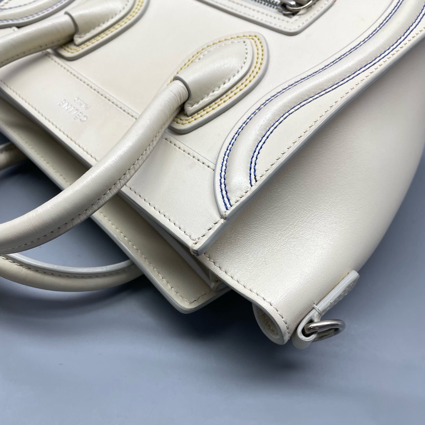 Celine - Luggage Nano - Leather - White - (mini)