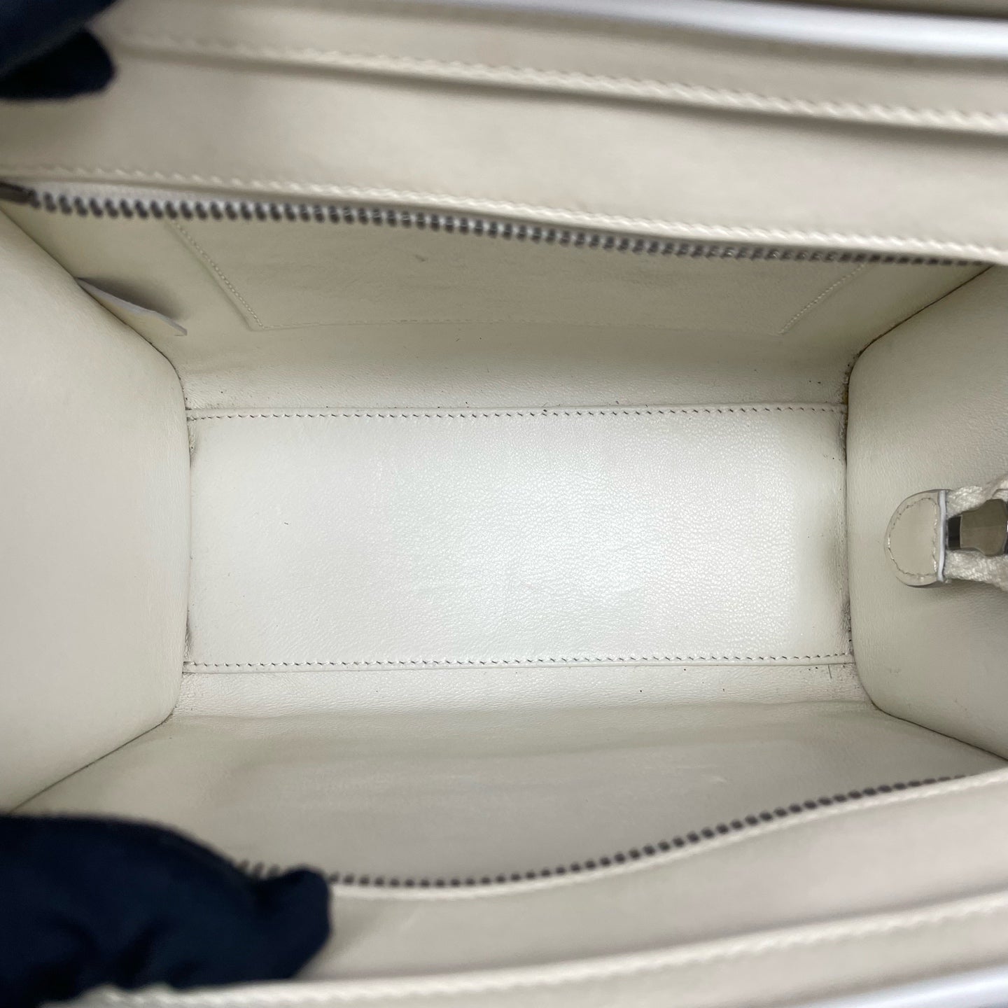 Celine - Luggage Nano - Leather - White - (mini)