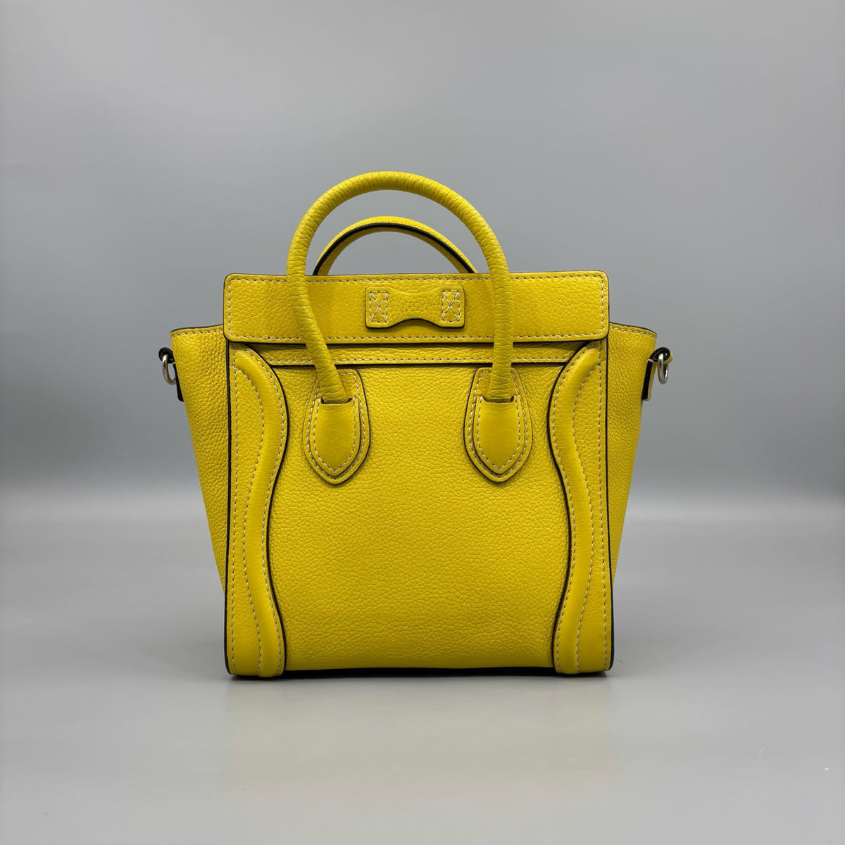Celine - Luggage Nano - Leather - Yellow - (mini)