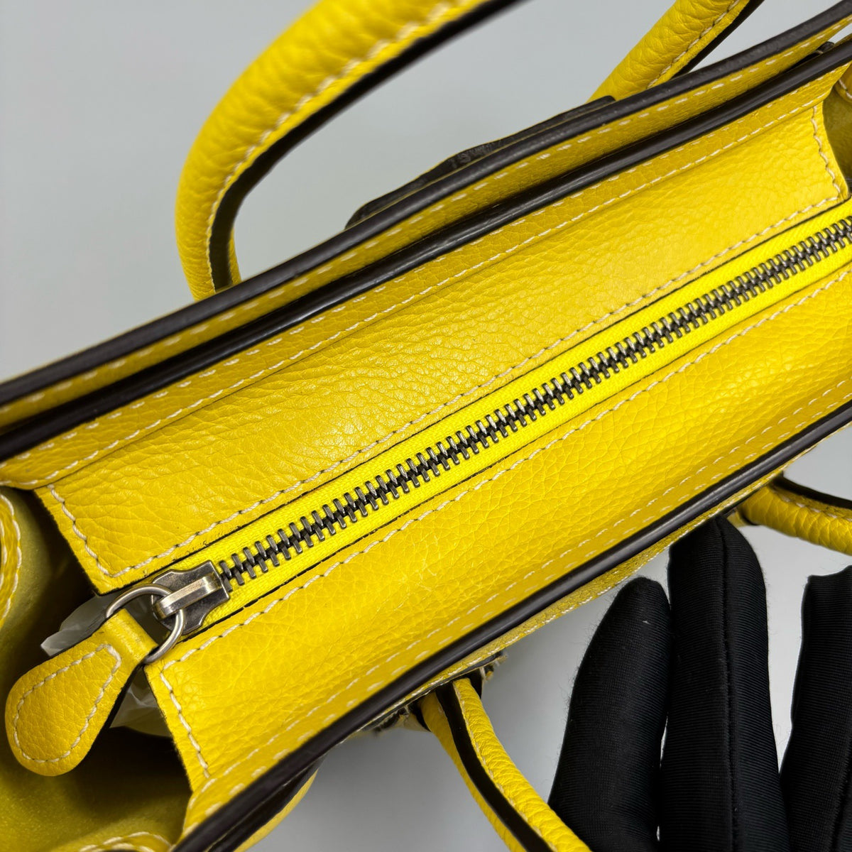 Celine - Luggage Nano - Leather - Yellow - (mini)