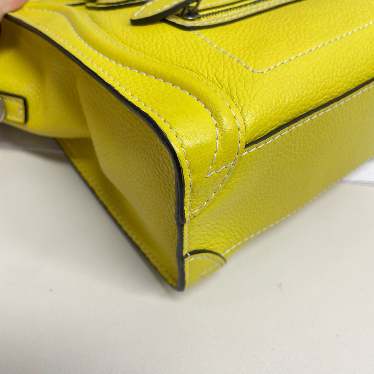Celine - Luggage Nano - Leather - Yellow - (mini)
