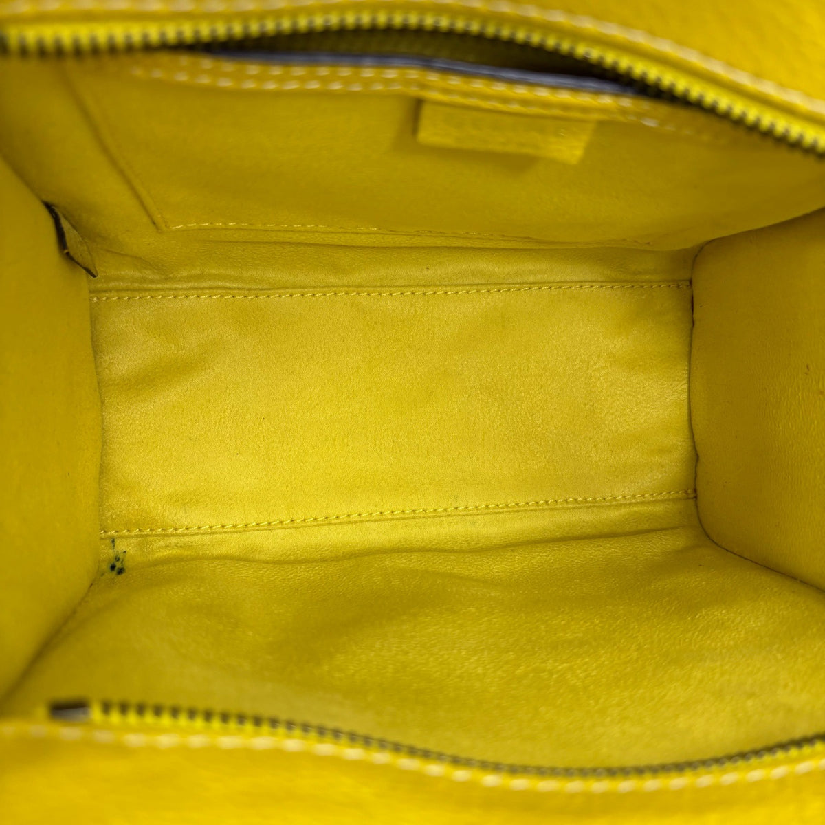 Celine - Luggage Nano - Leather - Yellow - (mini)