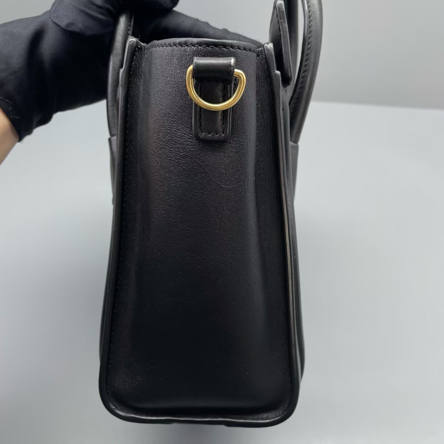 Celine - Luggage Nano Tote - Calfskin leather - Black - (mini)