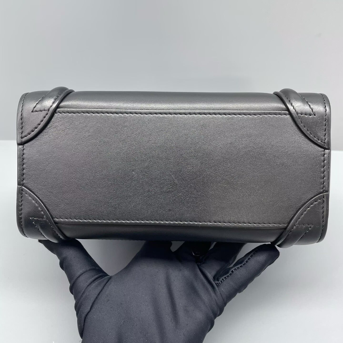 Celine - Luggage Nano Tote - Calfskin leather - Black - (mini)