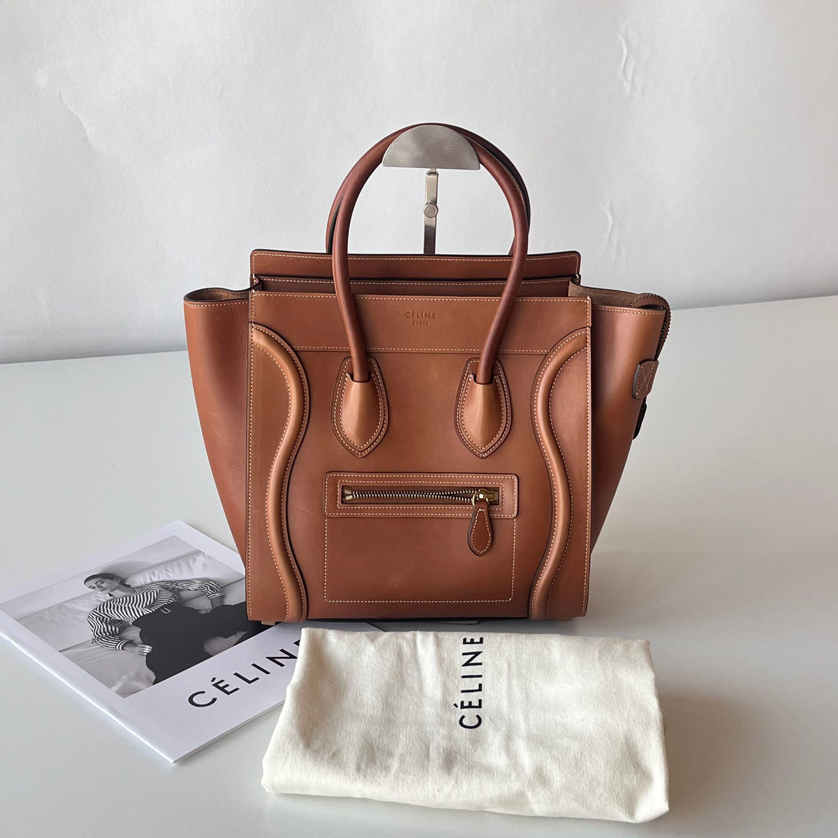 Celine - Luggage small - Leather - Brown - (small)
