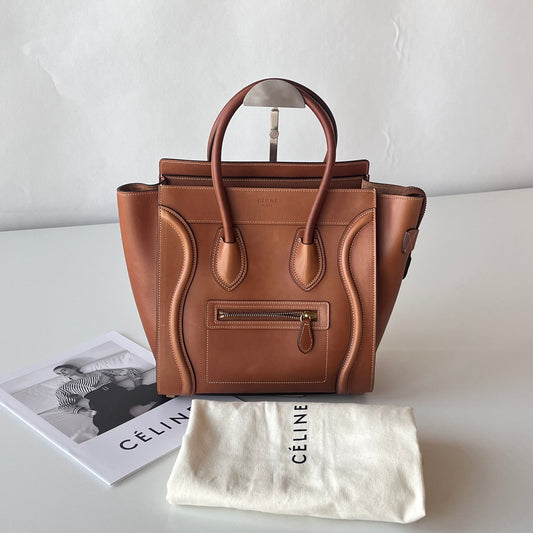 Celine - Luggage small - Leather - Brown - (small)