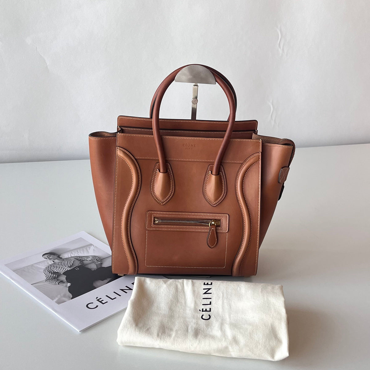 Celine - Luggage small - Leather - Brown - (small)