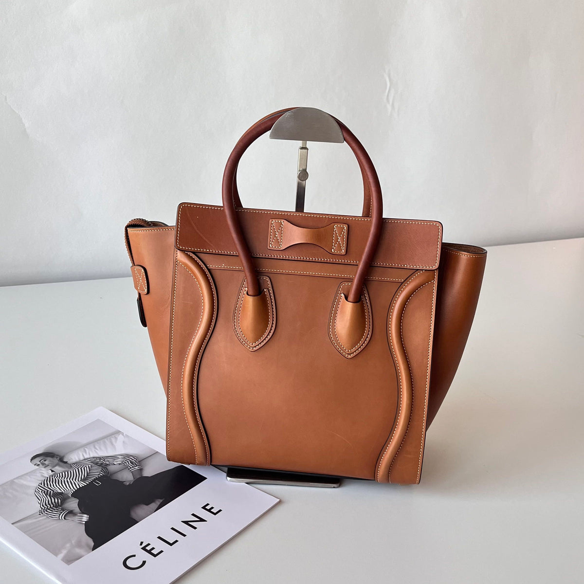 Celine - Luggage small - Leather - Brown - (small)
