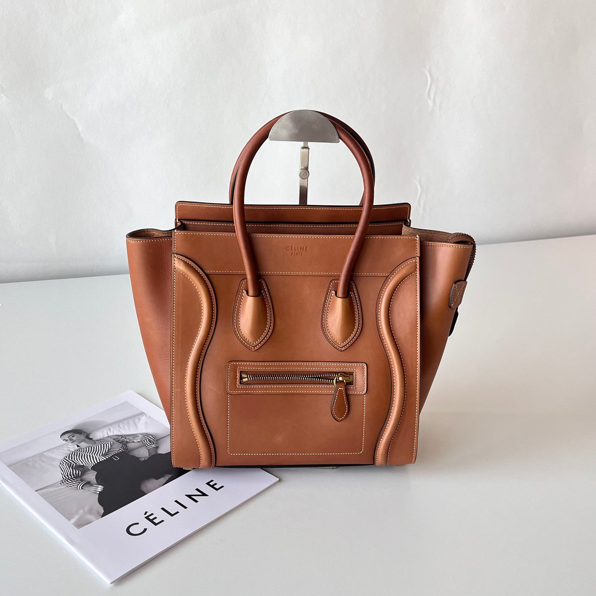 Celine - Luggage small - Leather - Brown - (small)