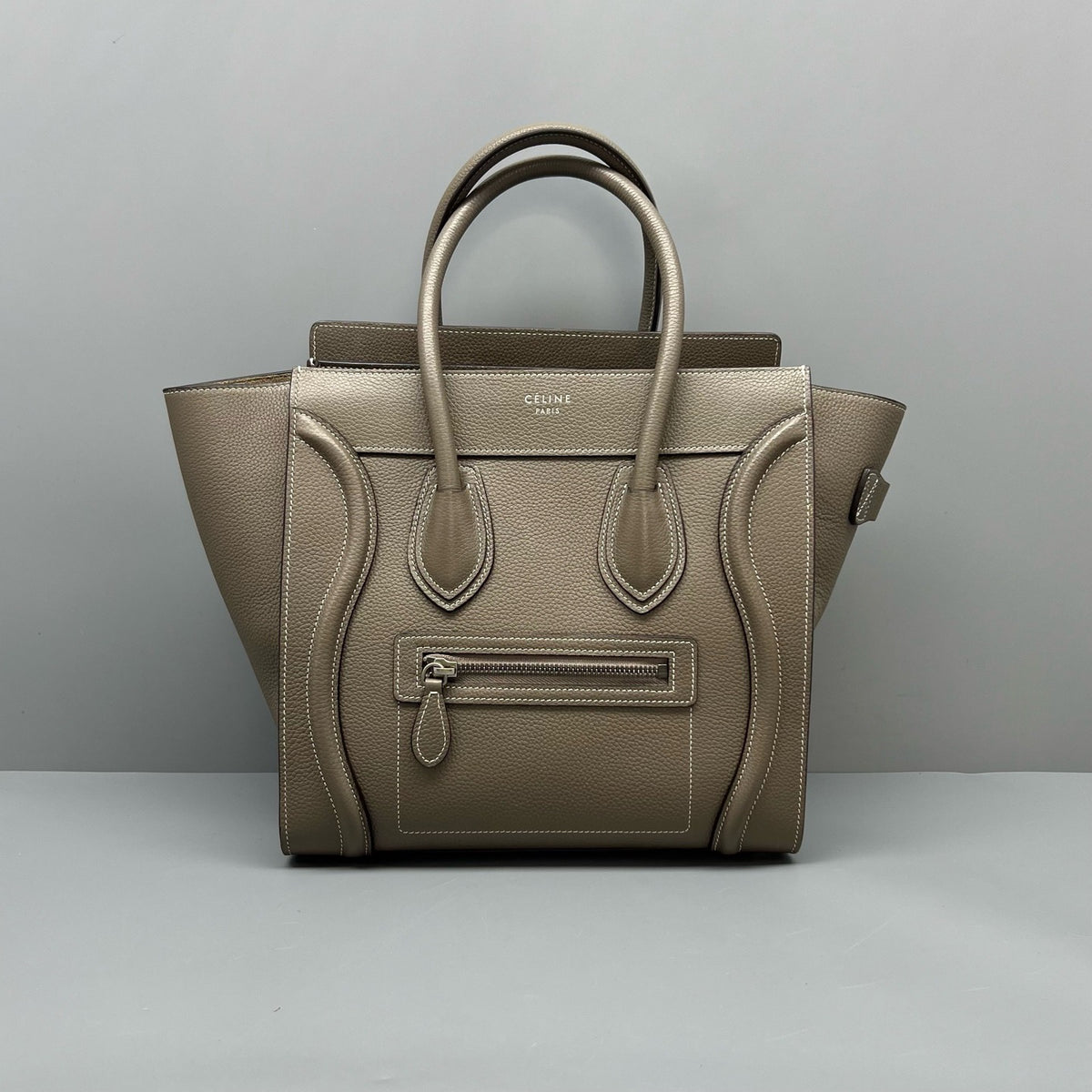 Celine - Luggage Small - Leather - Grey - (small)