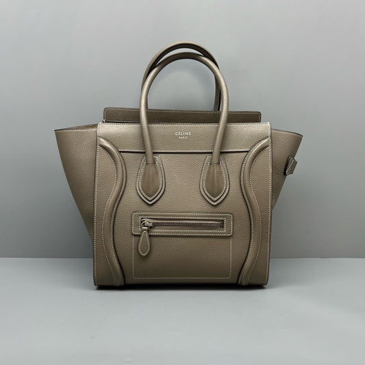 Celine - Luggage Small - Leather - Grey - (small)