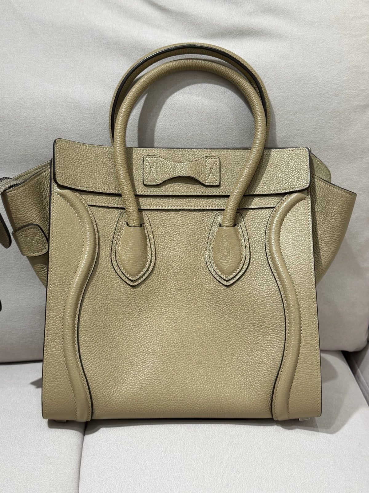 Celine - Luggage Small - Leather - Grey - (small)