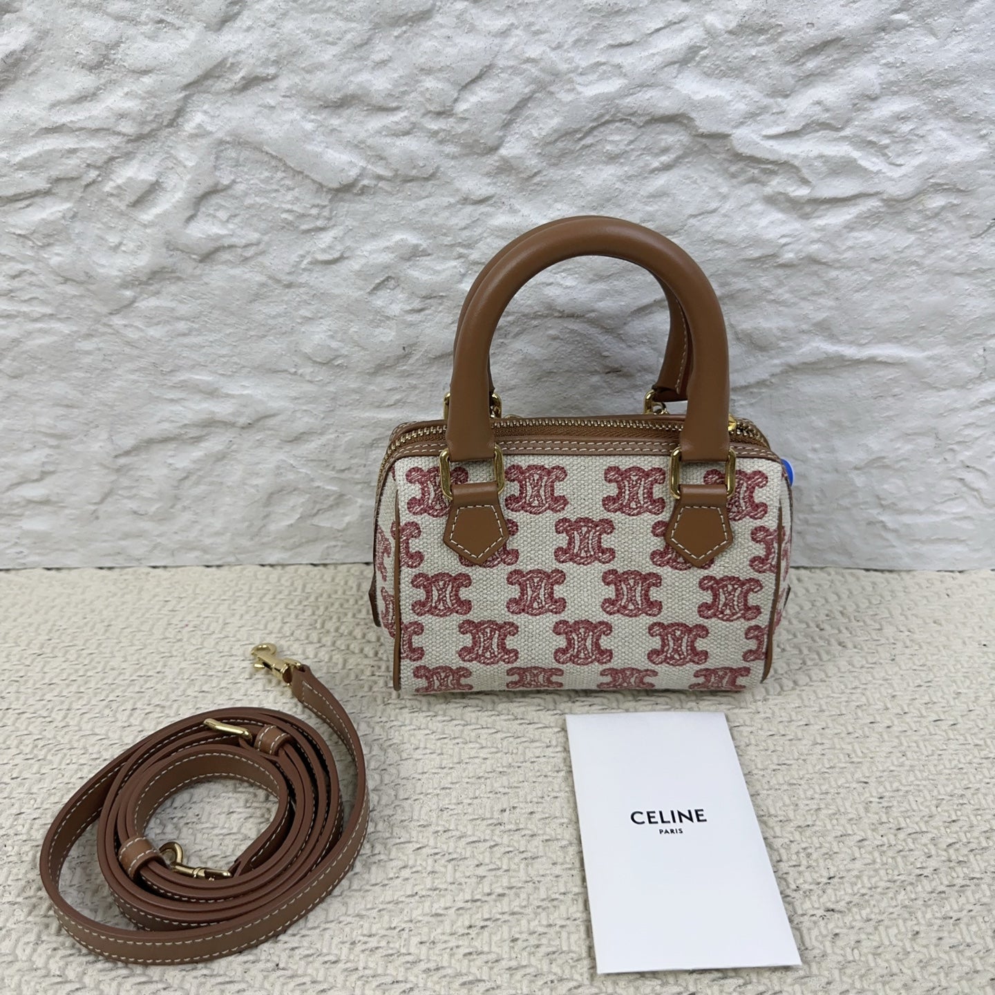 Celine - Mini Boston - Canvas - Multicolour - (mini)