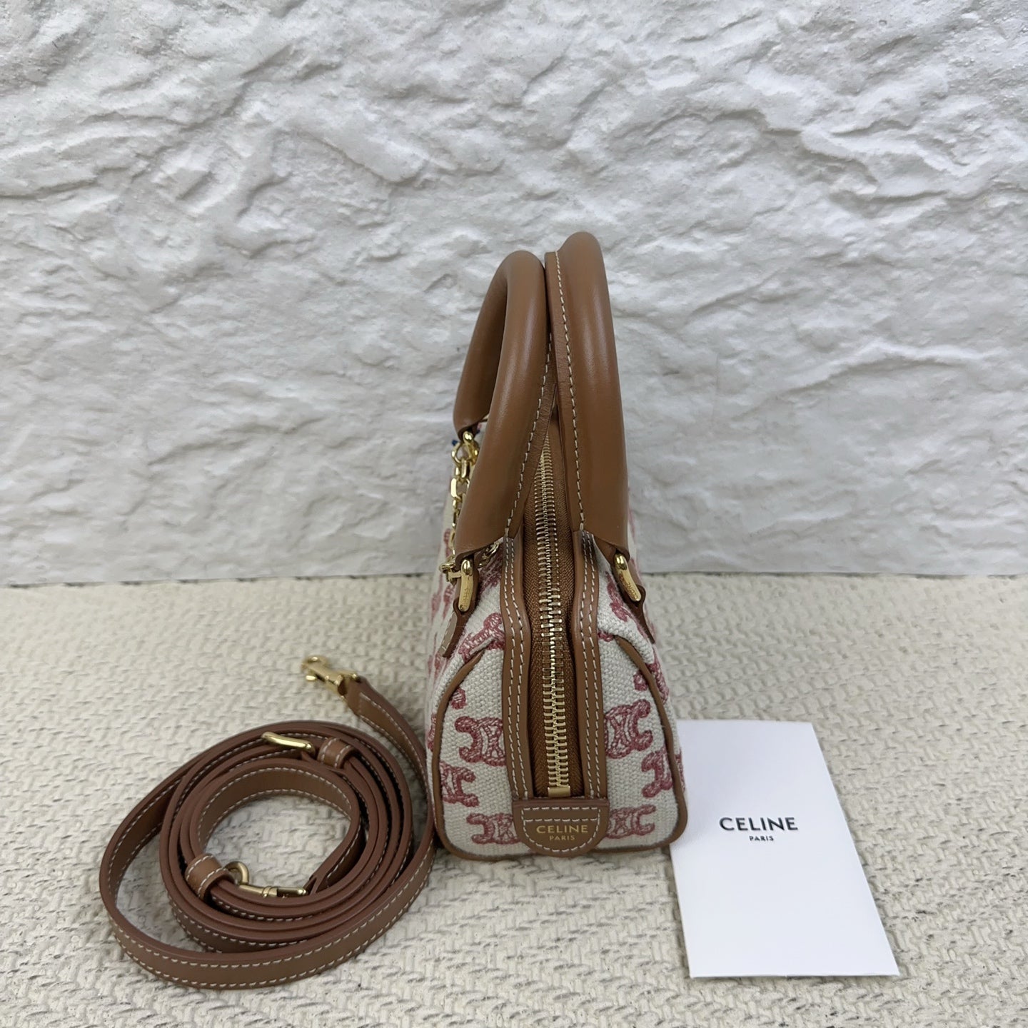 Celine - Mini Boston - Canvas - Multicolour - (mini)