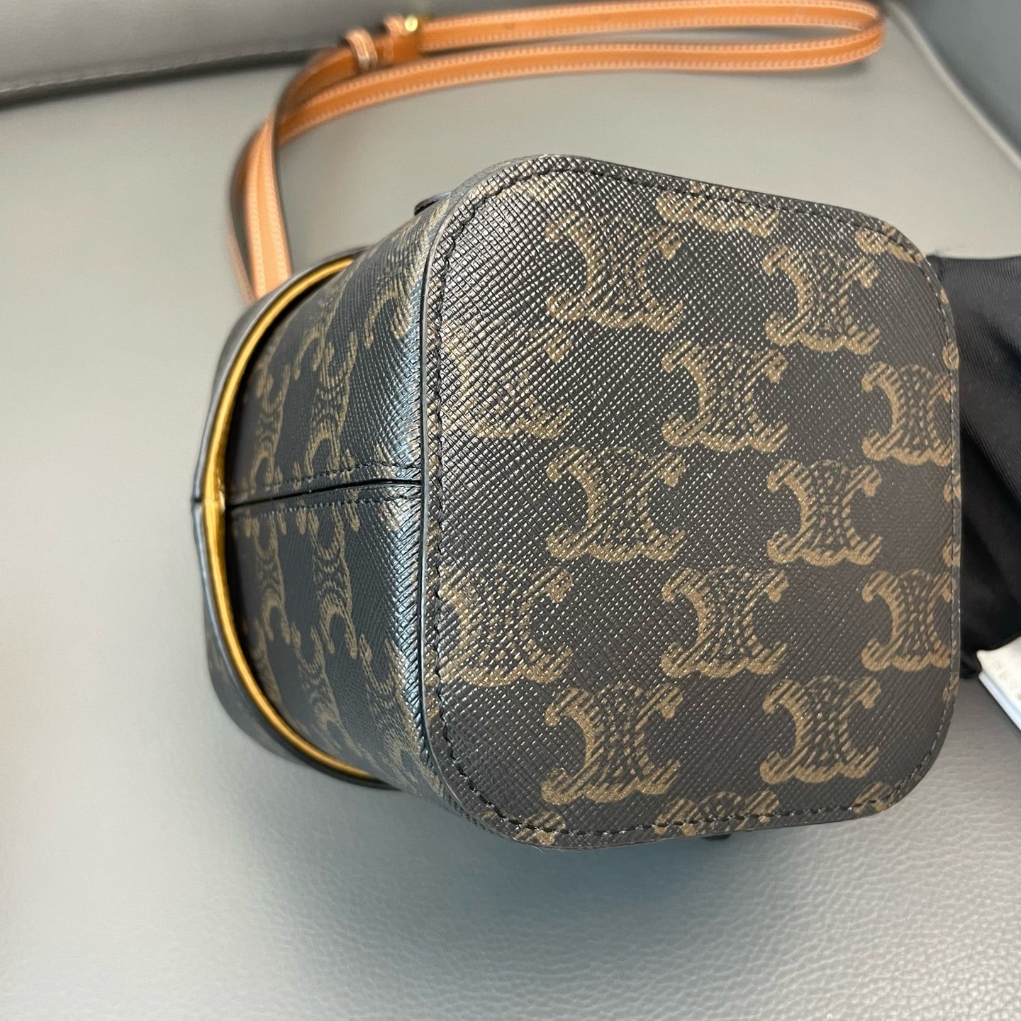 Celine - Mini Box Bag - Synthetic - Brown - (mini)