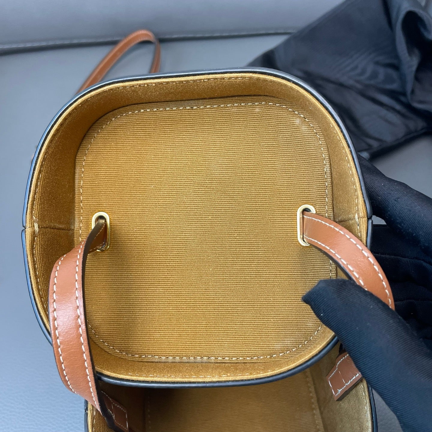 Celine - Mini Box Bag - Synthetic - Brown - (mini)