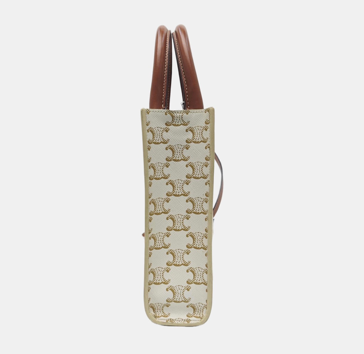 Celine - Mini Vertical Cabas - Cloth - Beige - (mini)
