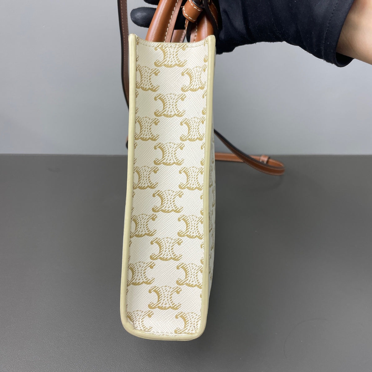 Celine - Mini Vertical Cabas in Triomphe Canvas - Cloth - Multicolour - (mini)