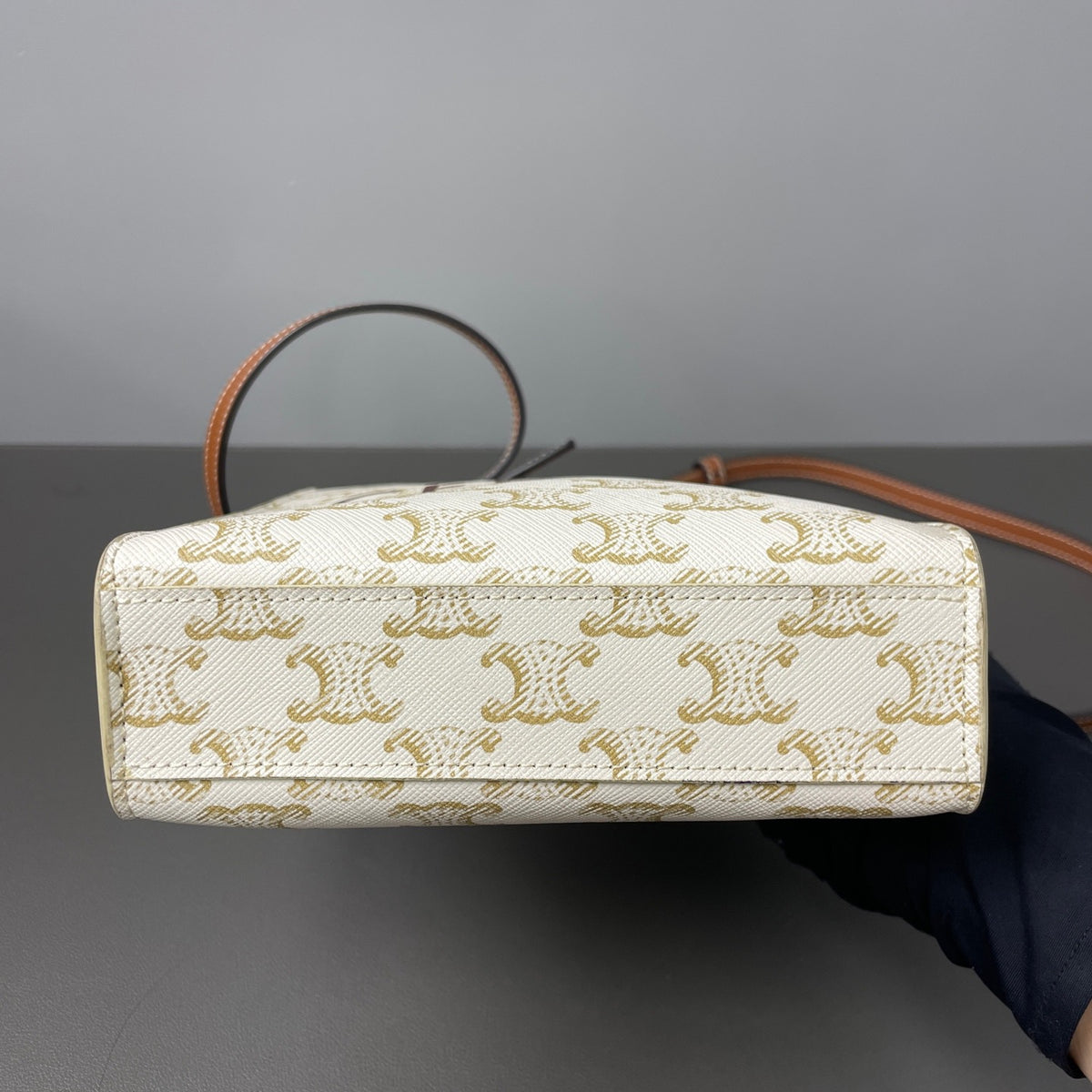 Celine - Mini Vertical Cabas in Triomphe Canvas - Cloth - Multicolour - (mini)