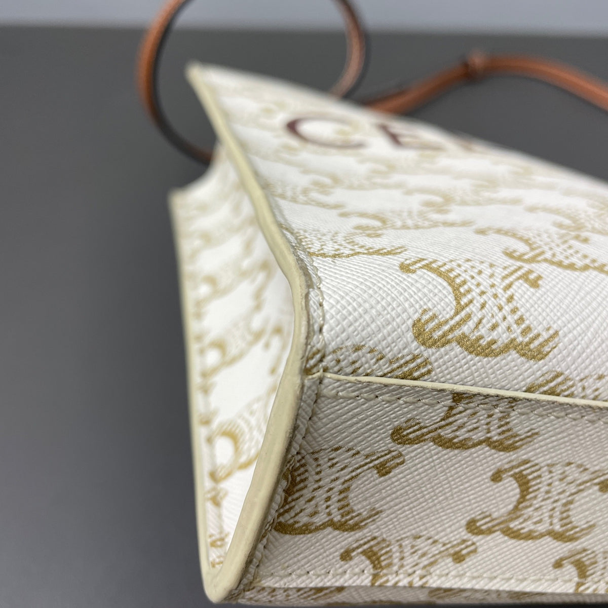 Celine - Mini Vertical Cabas in Triomphe Canvas - Cloth - Multicolour - (mini)
