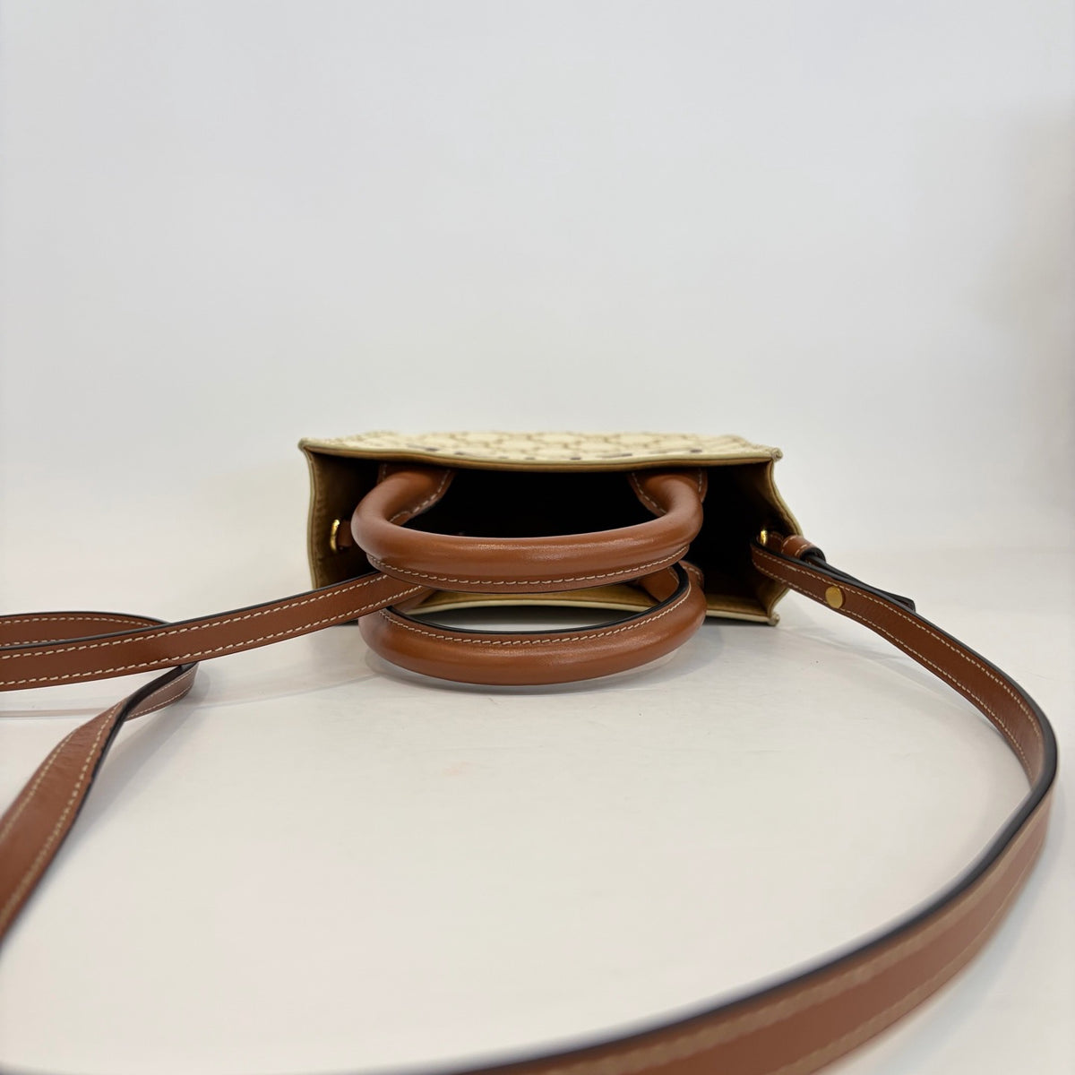 Celine - Mini Vertical Cabas - Synthetic - Beige - (mini)