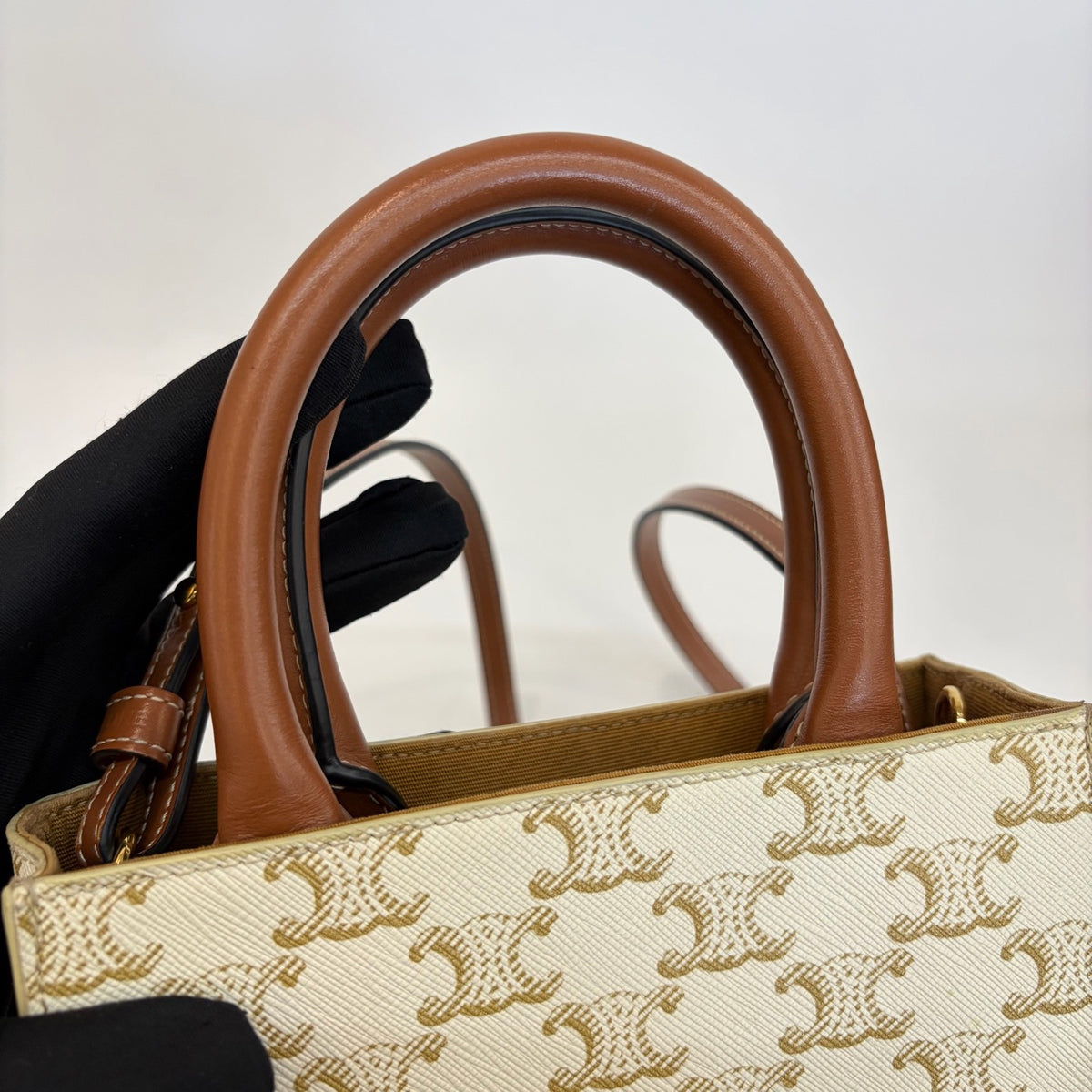 Celine - Mini Vertical Cabas - Synthetic - Beige - (mini)