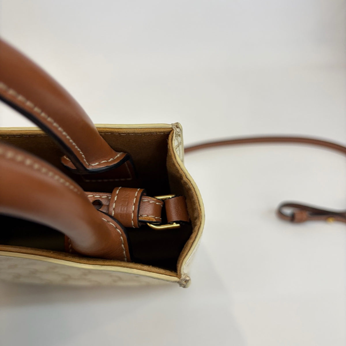 Celine - Mini Vertical Cabas - Synthetic - Beige - (mini)