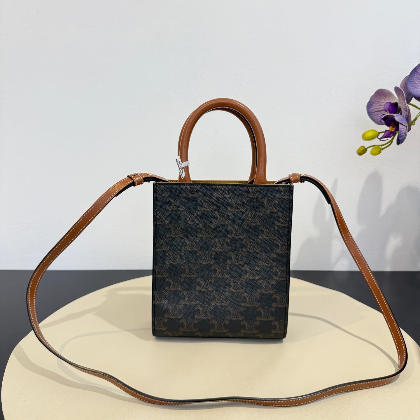 Celine - Mini Vertical Cabas - Synthetic - Brown - (mini)