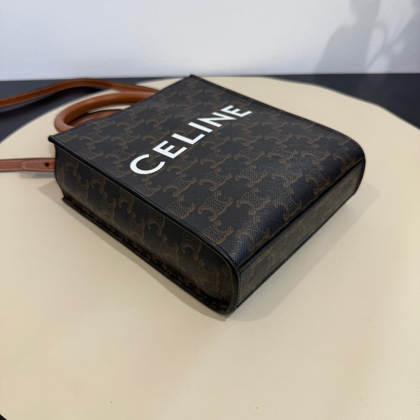 Celine - Mini Vertical Cabas - Synthetic - Brown - (mini)