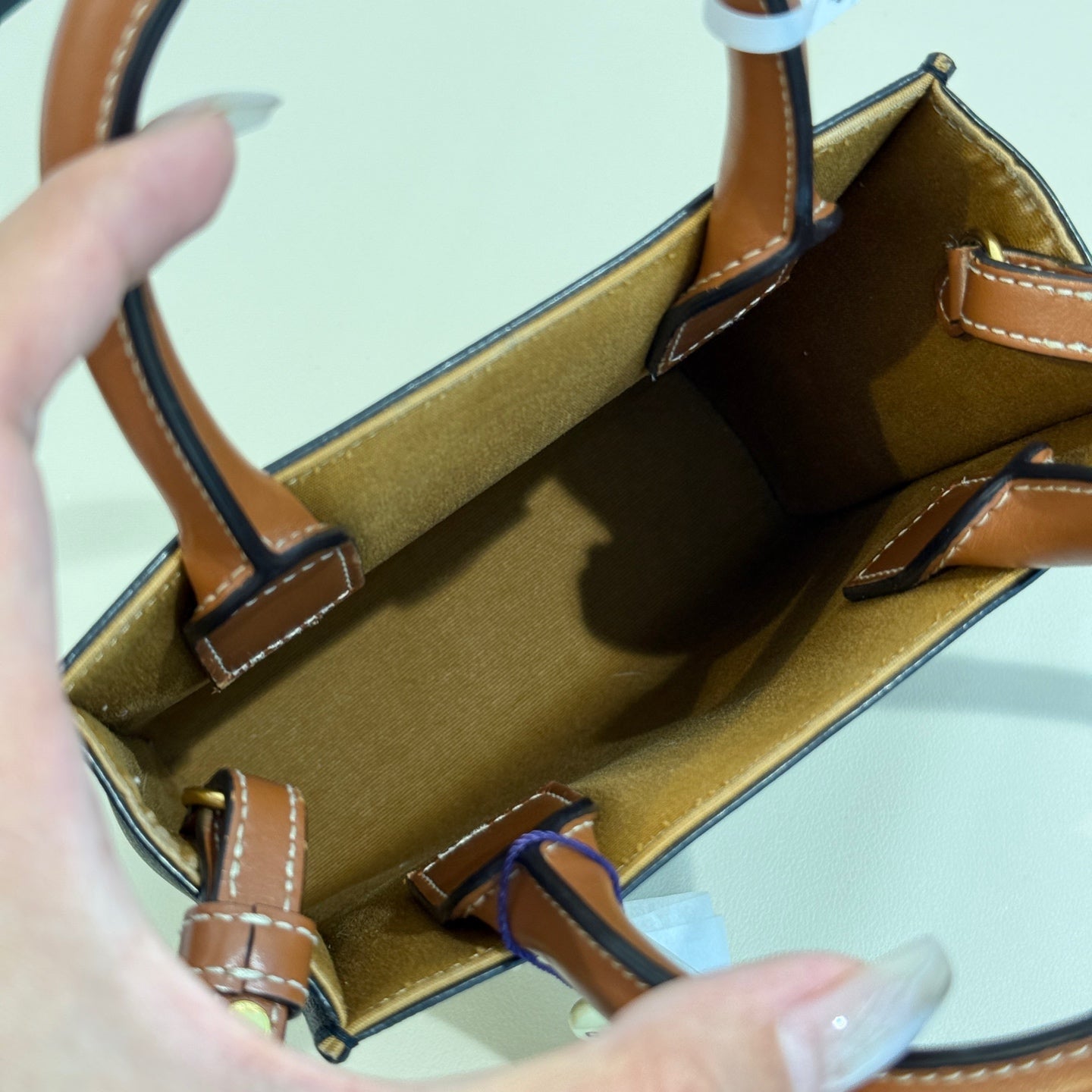 Celine - Mini Vertical Cabas - Synthetic - Brown - (mini)