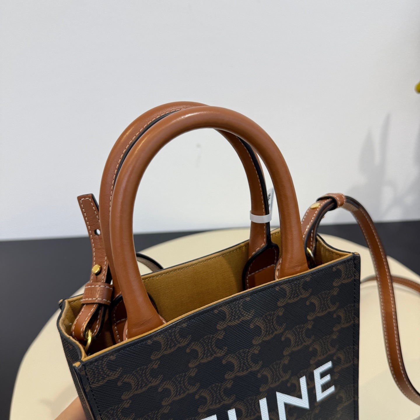 Celine - Mini Vertical Cabas - Synthetic - Brown - (mini)