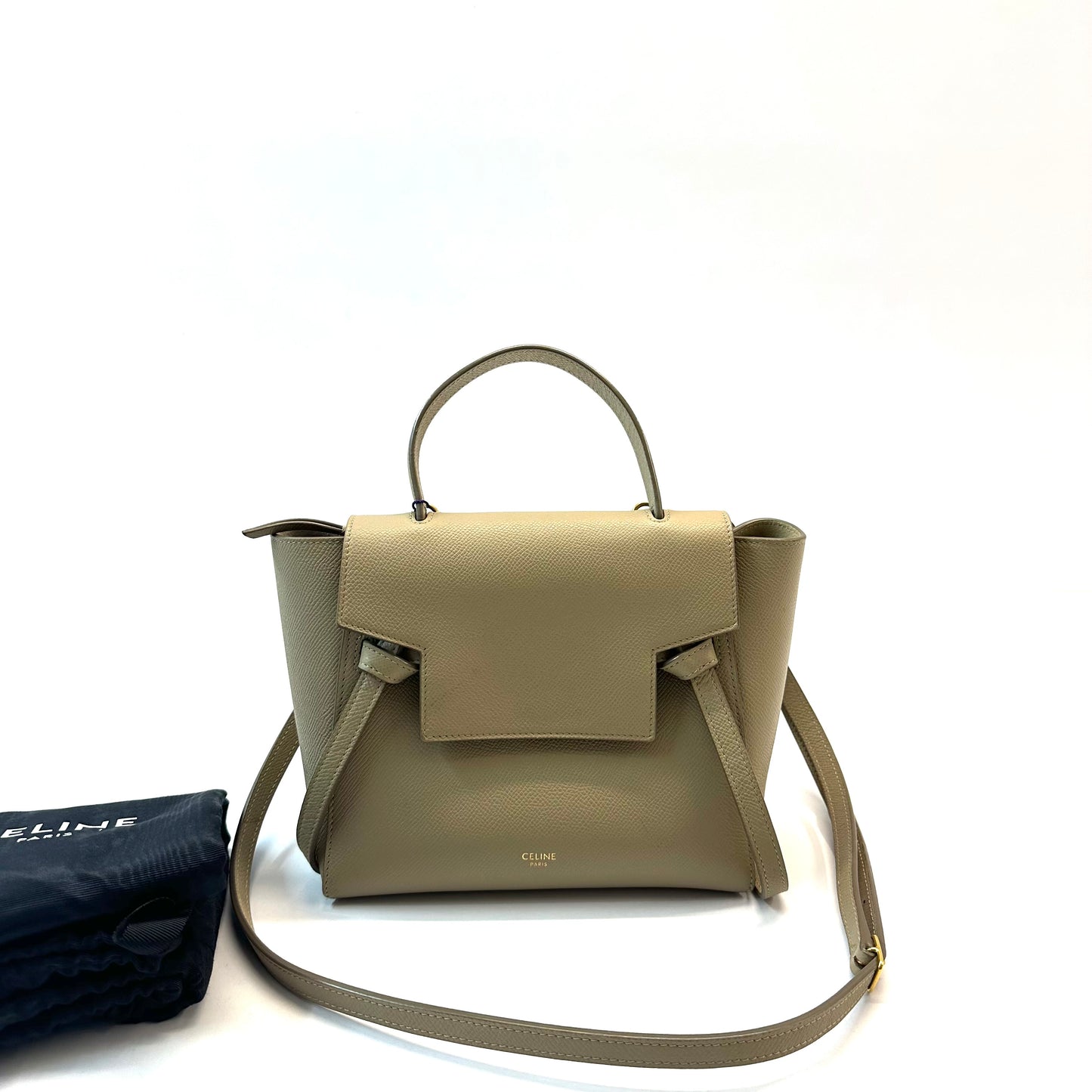 Celine - Nano Belt Bag - Leather - Beige