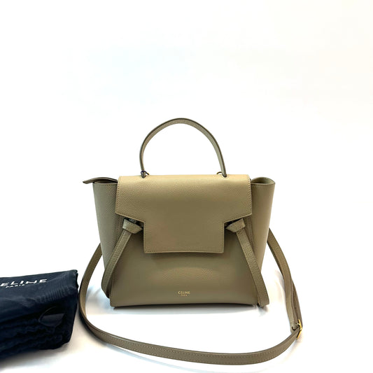 Celine - Nano Belt Bag - Leather - Beige