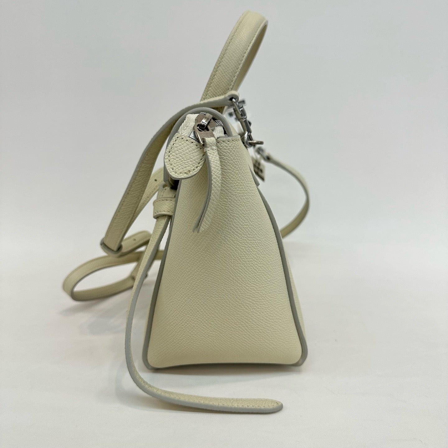 Celine - Nano Belt Bag - Grained Calfskin Leather - White - (Mini)