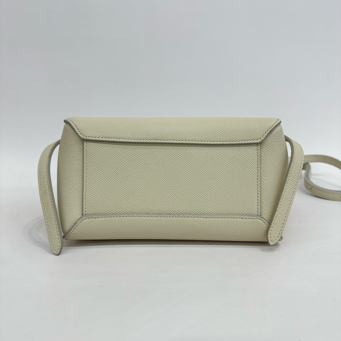 Celine - Nano Belt Bag - Grained Calfskin Leather - White - (Mini)