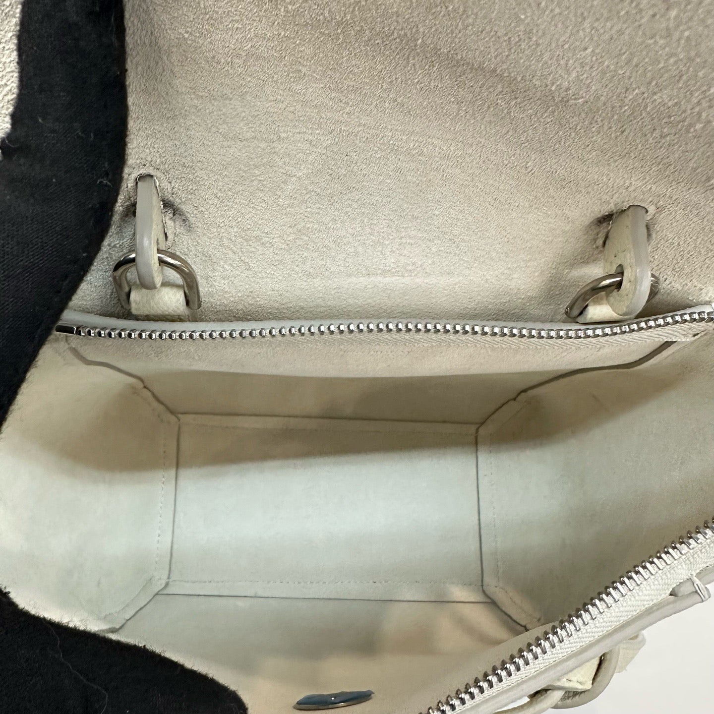 Celine - Nano Belt Bag - Grained Calfskin Leather - White - (Mini)