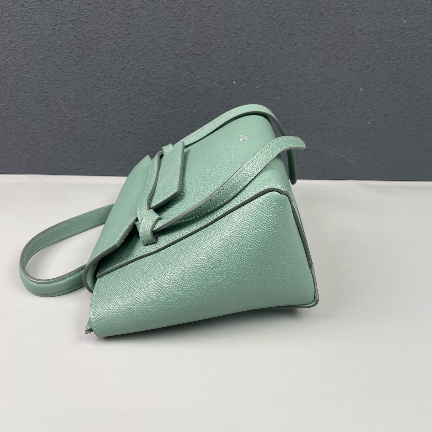 Celine - Nano Belt Bag - Grained leather - Celadon green - (Mini)