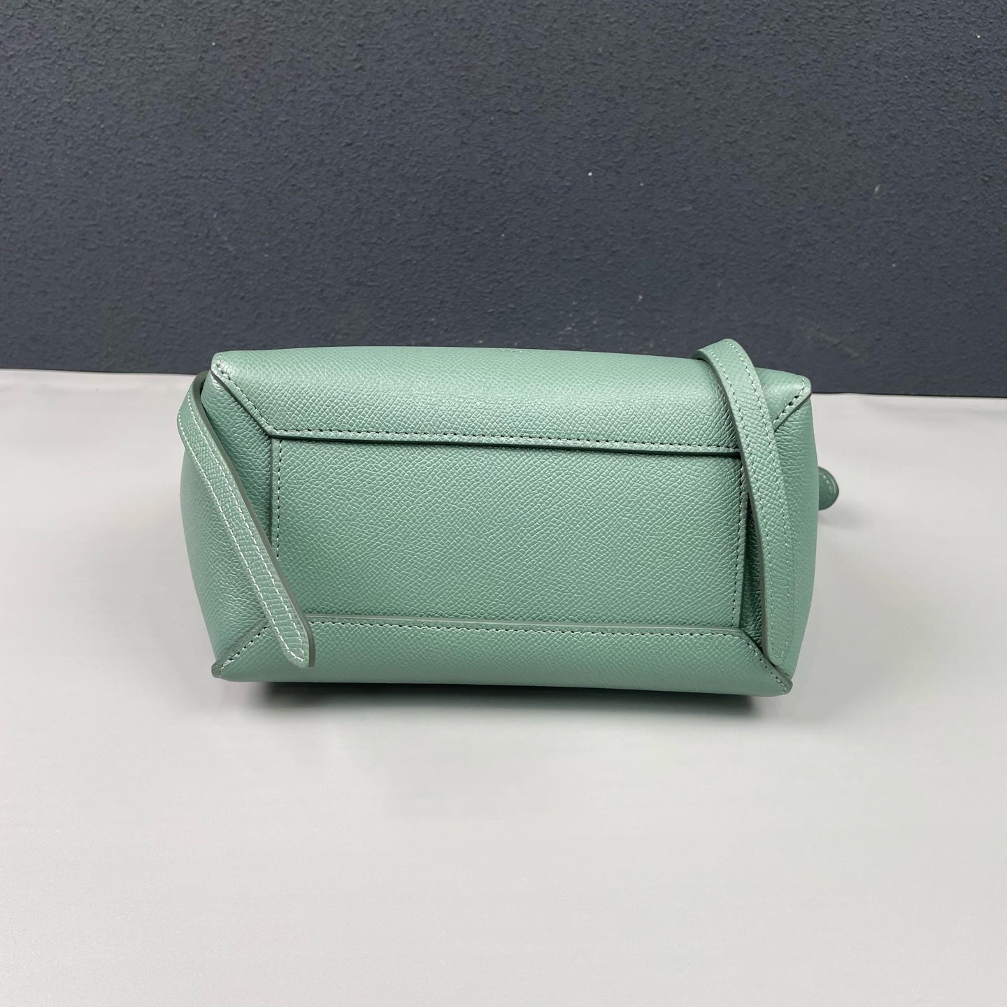 Celine - Nano Belt Bag - Grained leather - Celadon green - (Mini)