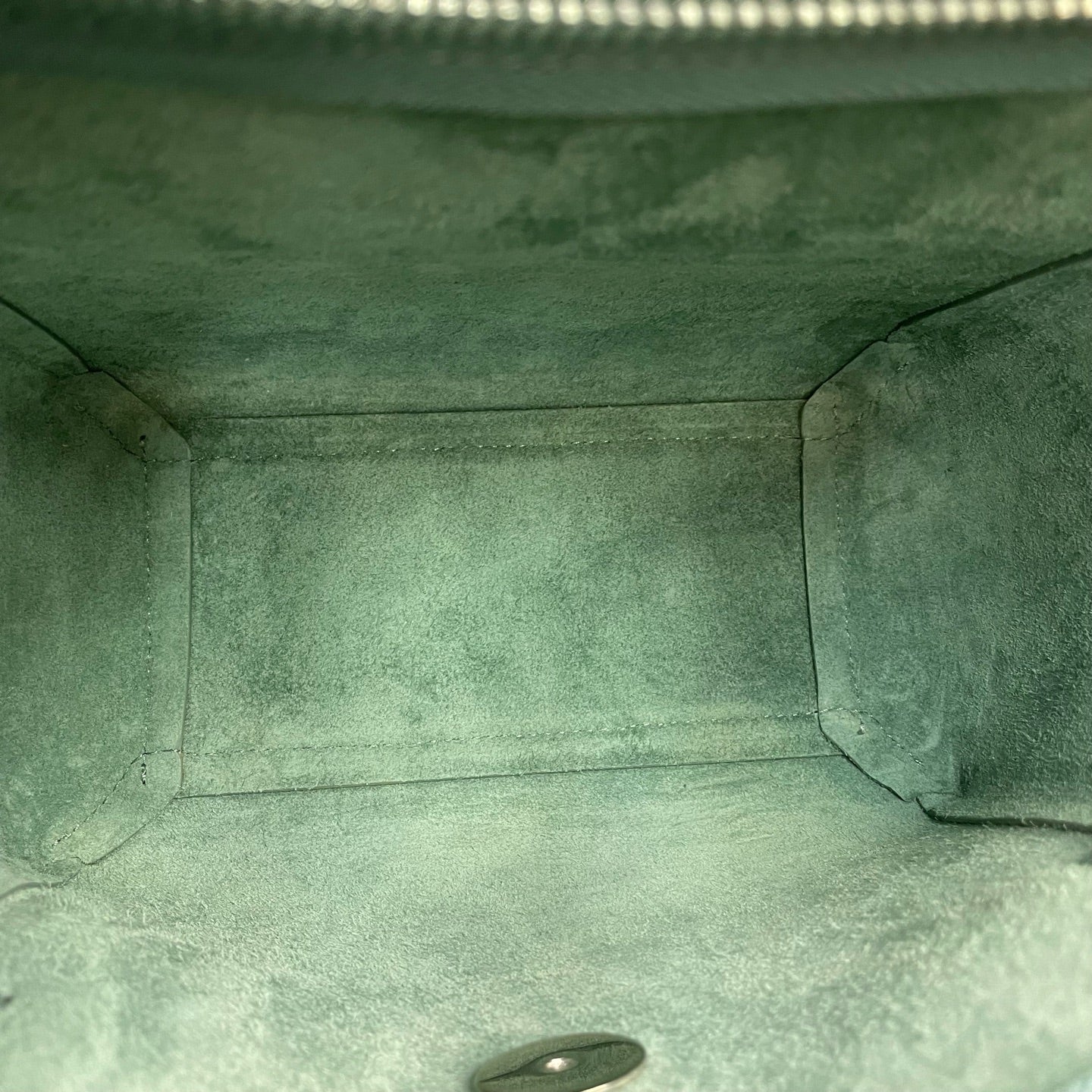 Celine - Nano Belt Bag - Grained leather - Celadon green - (Mini)