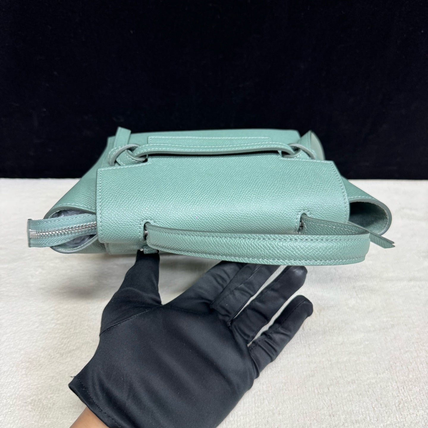 Celine - Nano Belt Bag - Grained leather - Green - (mini)