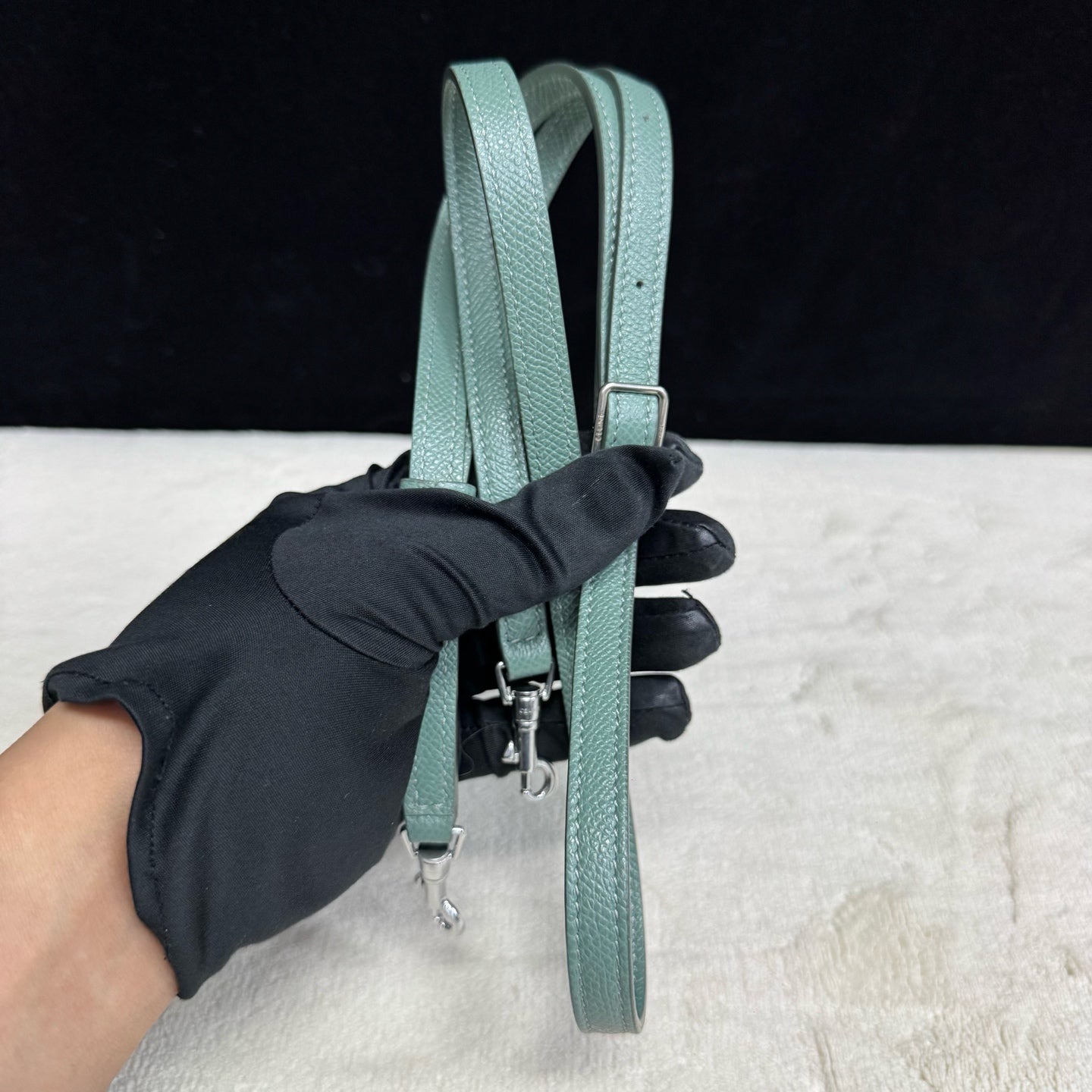 Celine - Nano Belt Bag - Grained leather - Green - (mini)