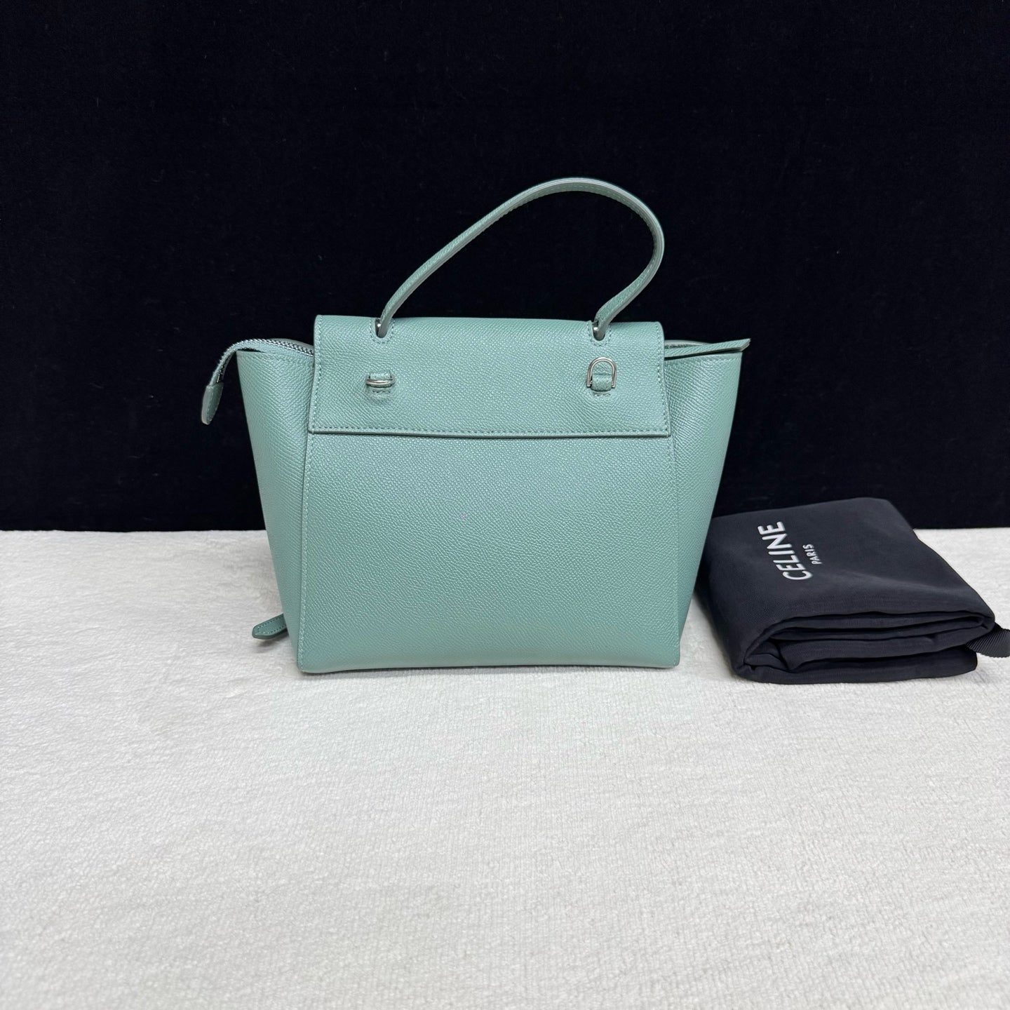 Celine - Nano Belt Bag - Grained leather - Green - (mini)