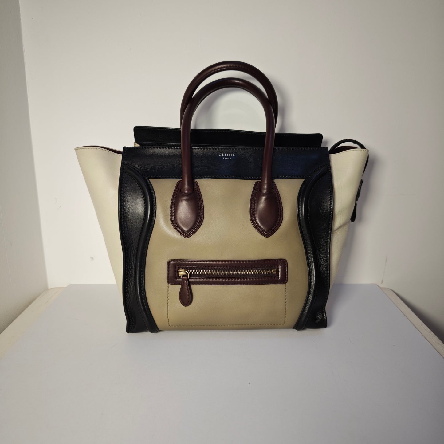Celine - Nano Luggage - Leather - Beige - (large)
