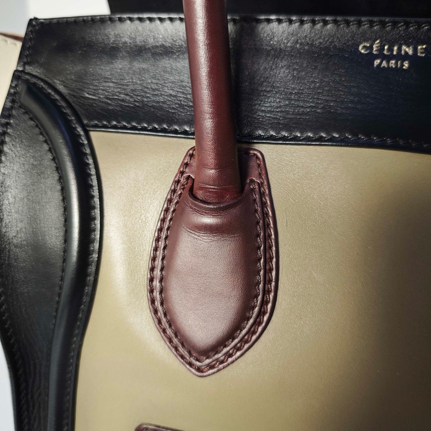 Celine - Nano Luggage - Leather - Beige - (large)
