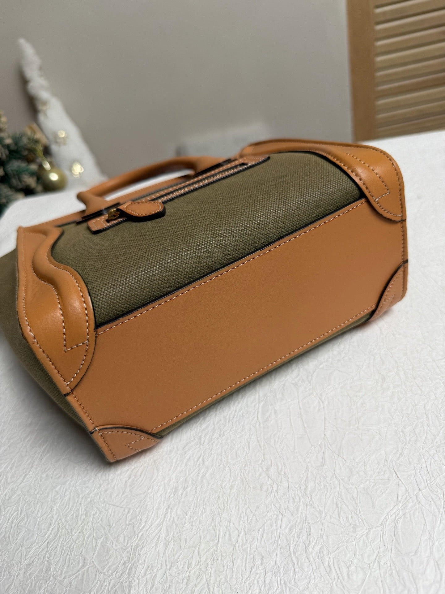 Celine - Nano Luggage - Leather - Green - (mini)